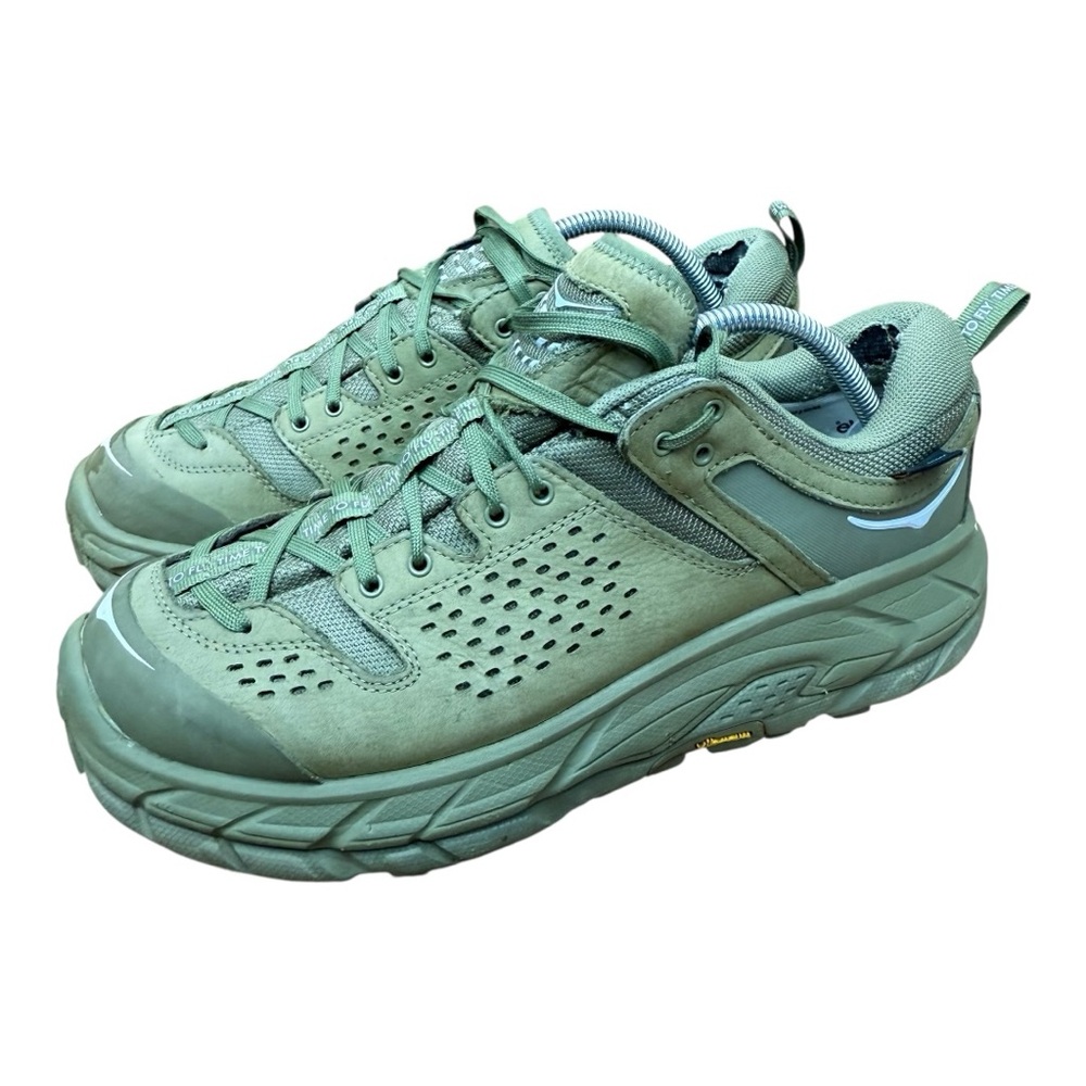Hoka One One Men's Mint Green Trail Running Sneakers